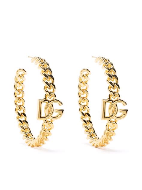 dolce gabbana earrings|dolce and gabbana hoop earrings.